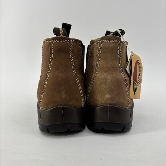 Avenger Womens Sz 8 Work Chelsea Boots Foreman Romeo Pull On - Picture 4 of 11